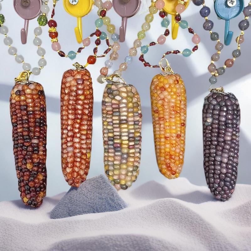 一物一拍 文玩彩色小玉米 挂件 摆件 日常送礼高端大气上档次