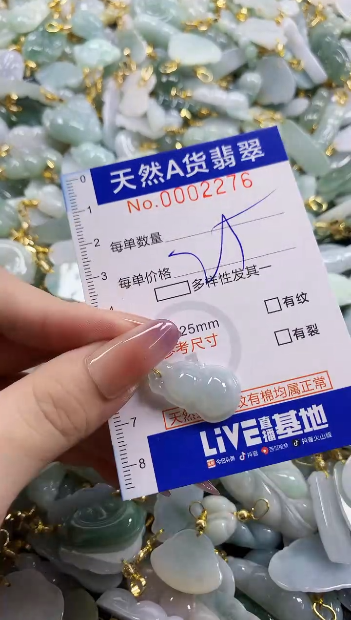 颈饰未镶嵌翡翠天然A货翡翠