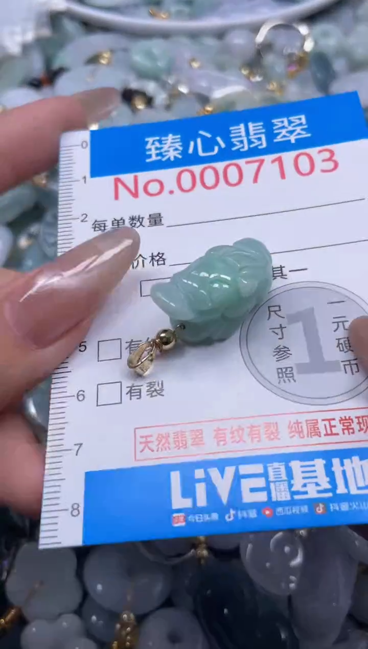 颈饰未镶嵌翡翠7103