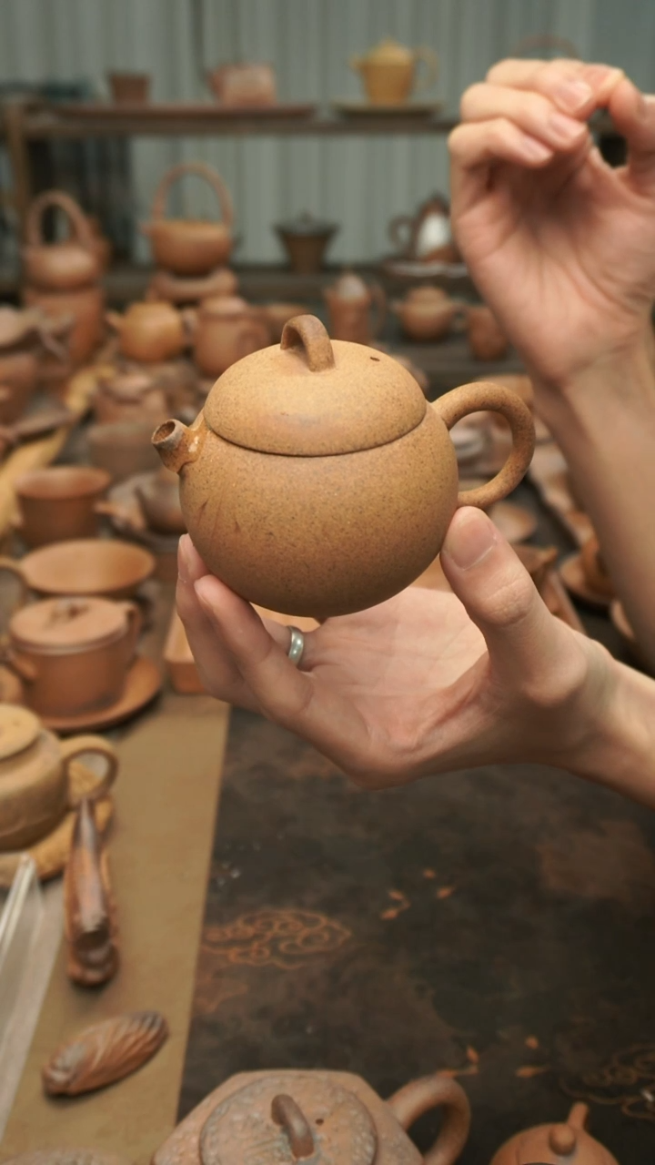 老岩泥原矿料  抱朴壶150ml