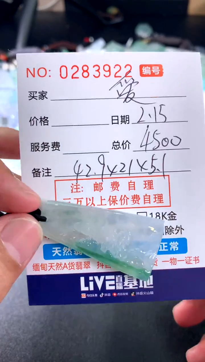 【闪购商品】翡翠颈饰未镶嵌 爱