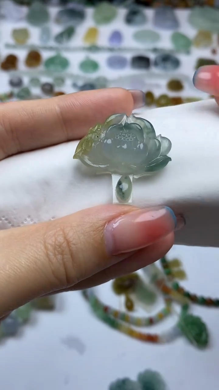 未镶嵌定制翡翠小*儿毛货定制不退不换