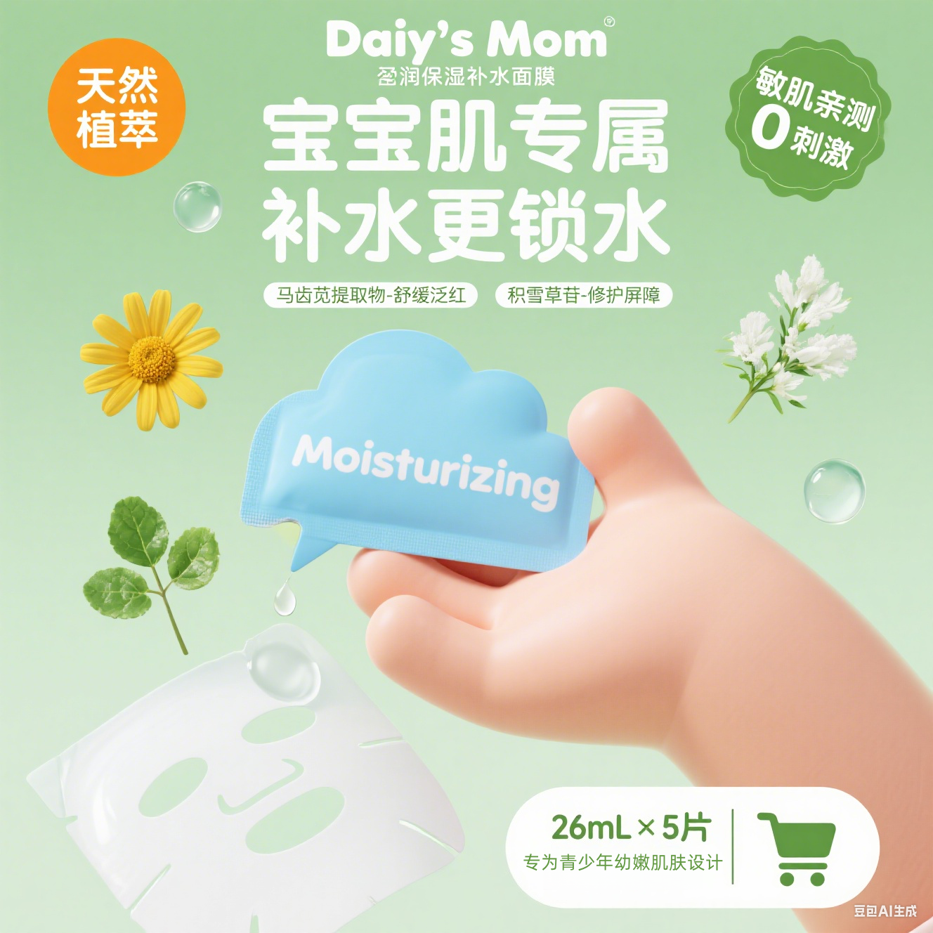 补水面膜保湿祛黄滋润