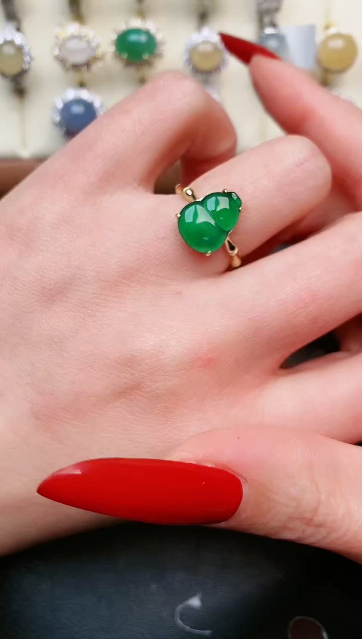 【闪购商品】翡翠戒指银S925镶嵌....