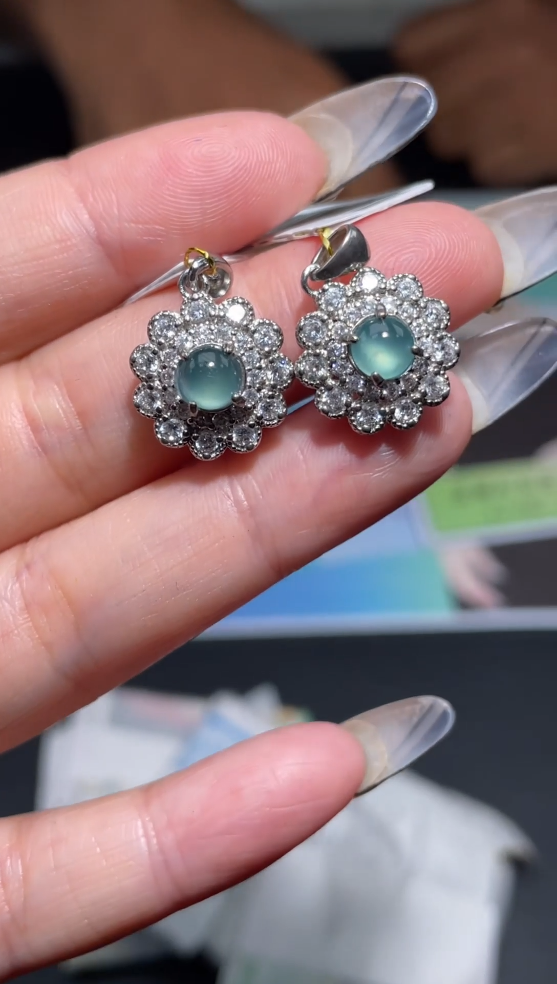 翡翠未镶嵌颈饰天然A货珠宝21