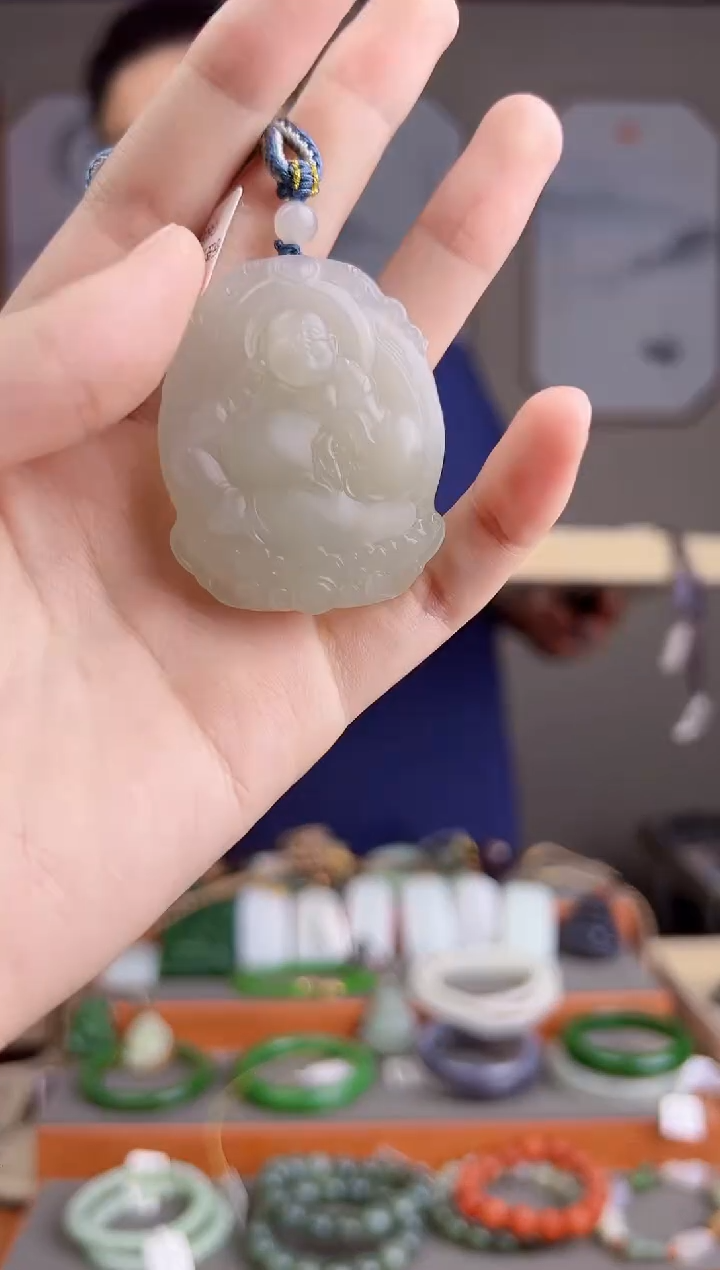 和田玉未镶嵌颈饰多样性发货 拍一单发一个