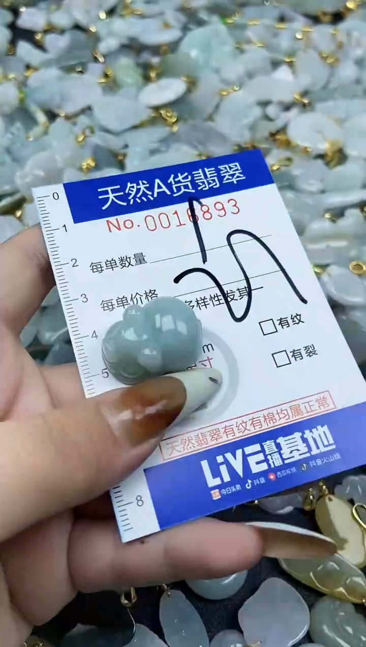【闪购商品】翡翠颈饰未镶嵌天然A货翡翠
