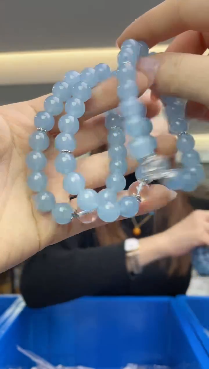 【闪购商品】海蓝宝石手串未镶嵌（多样性发一件）