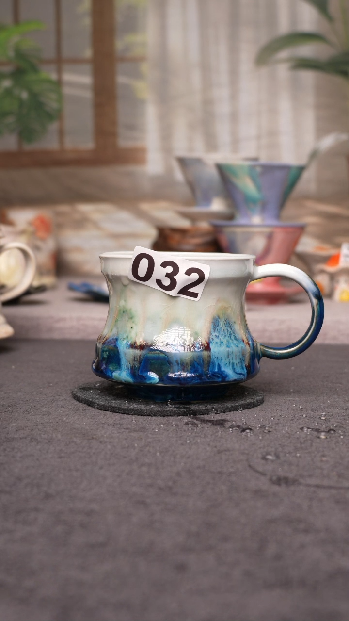 杯子陶032景德镇手工手创杯子