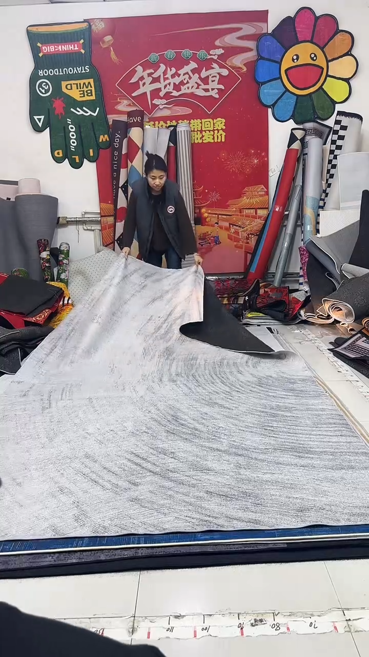 棉麻绒200*300瑕疵