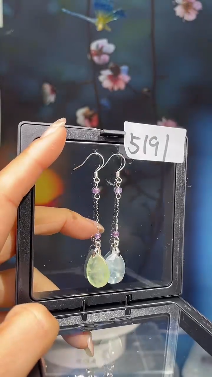 未镶嵌葡萄石耳饰喜欢拍