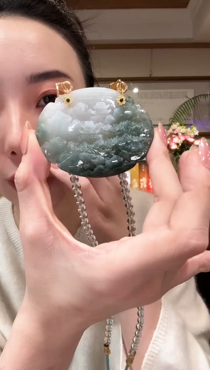【闪购商品】翡翠颈饰未镶嵌国风