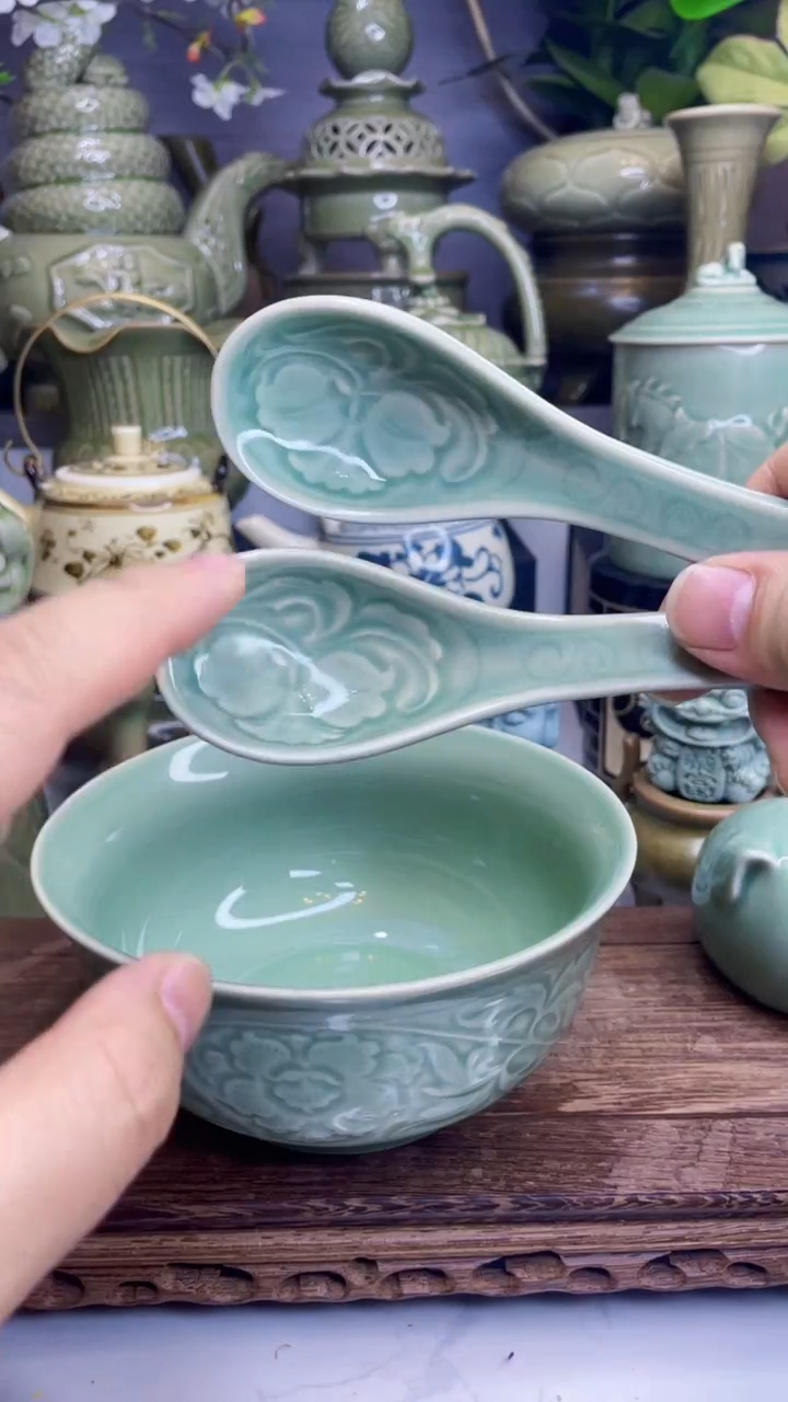 【闪购商品】牡丹勺子4只【闪购商品】