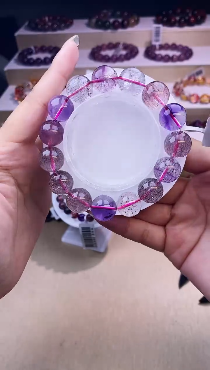 未镶嵌手链水晶仙女超七单圈13m+