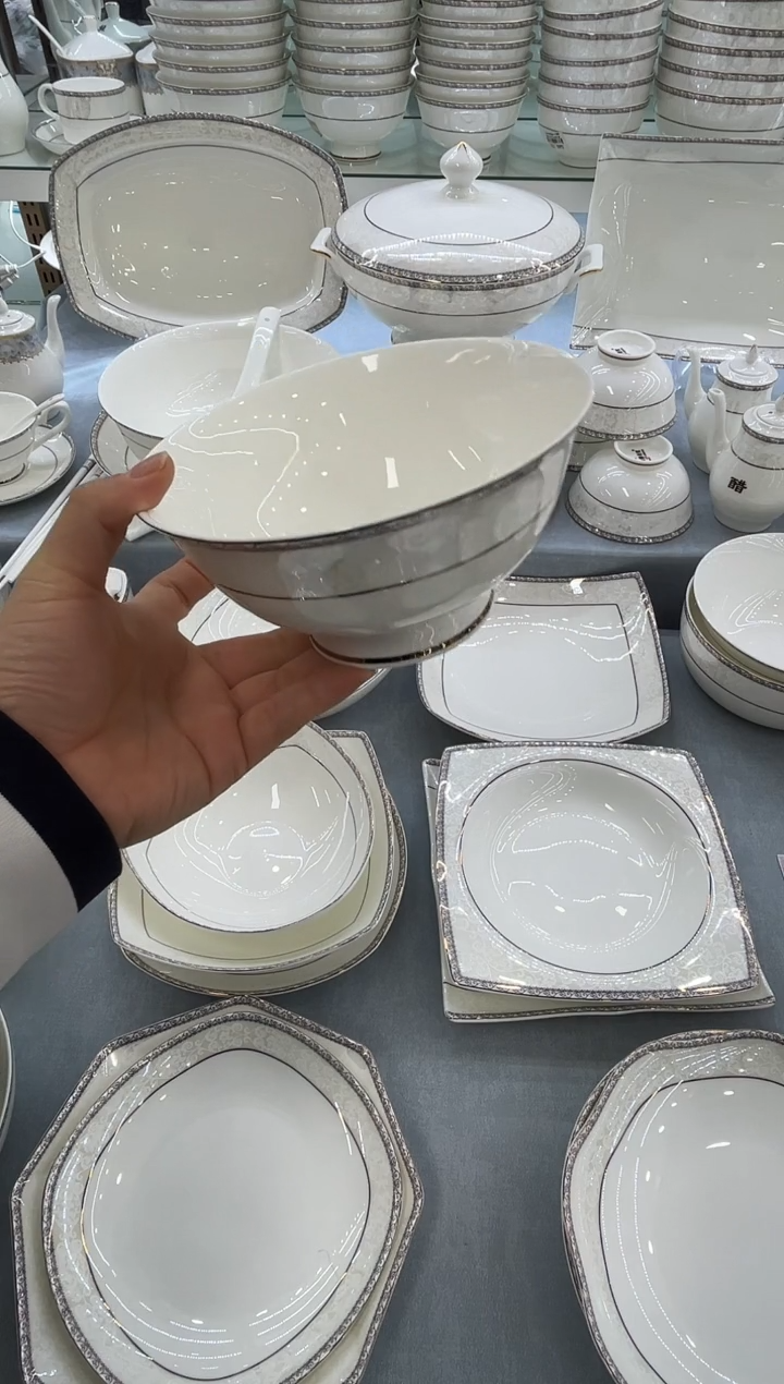 骨瓷玲珑6高 4个