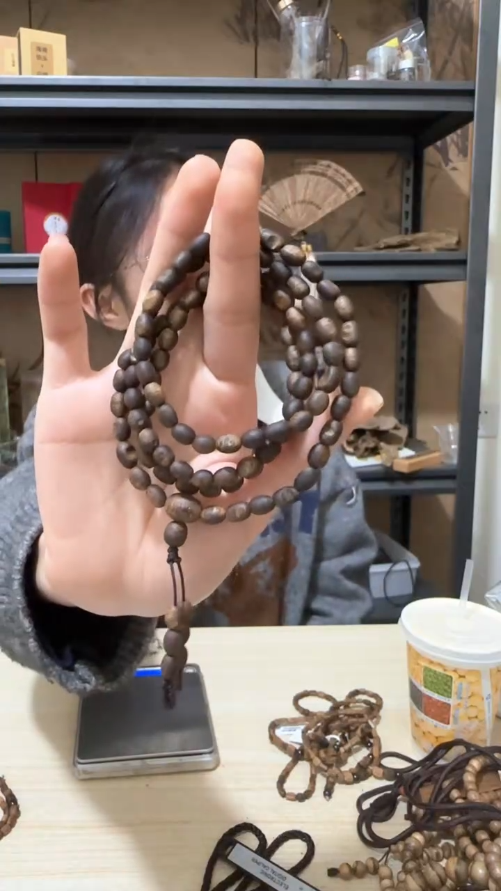 【闪购商品】沉香手串22号棋楠留疤多圈手串11克+