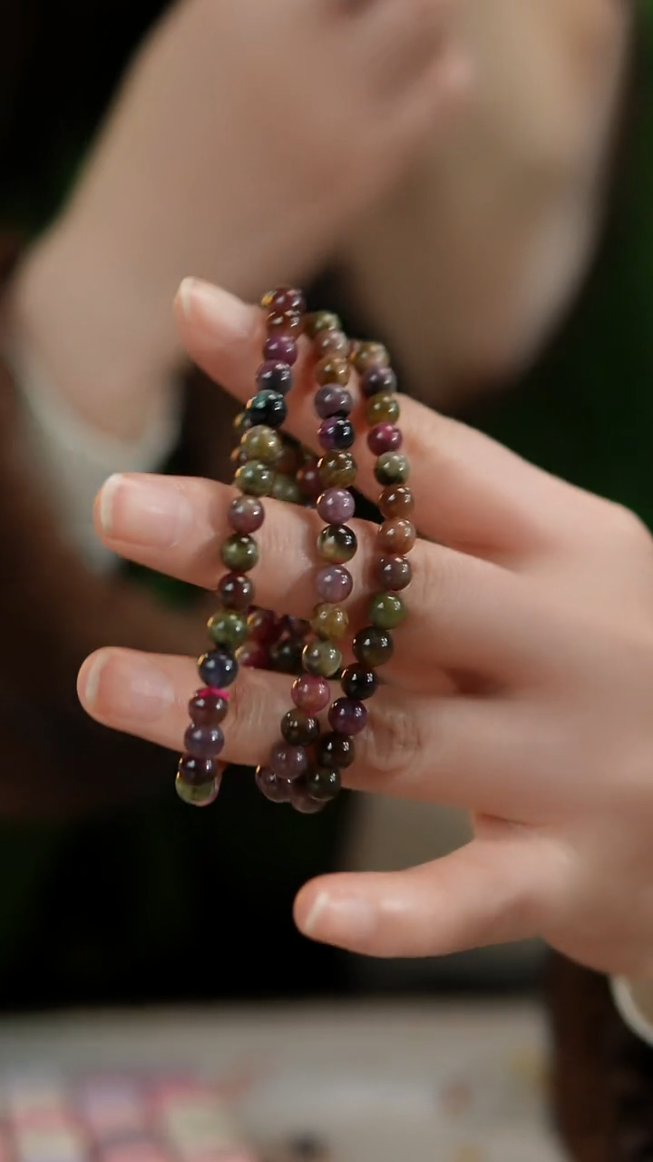 未镶嵌手链碧玺碧玺手串