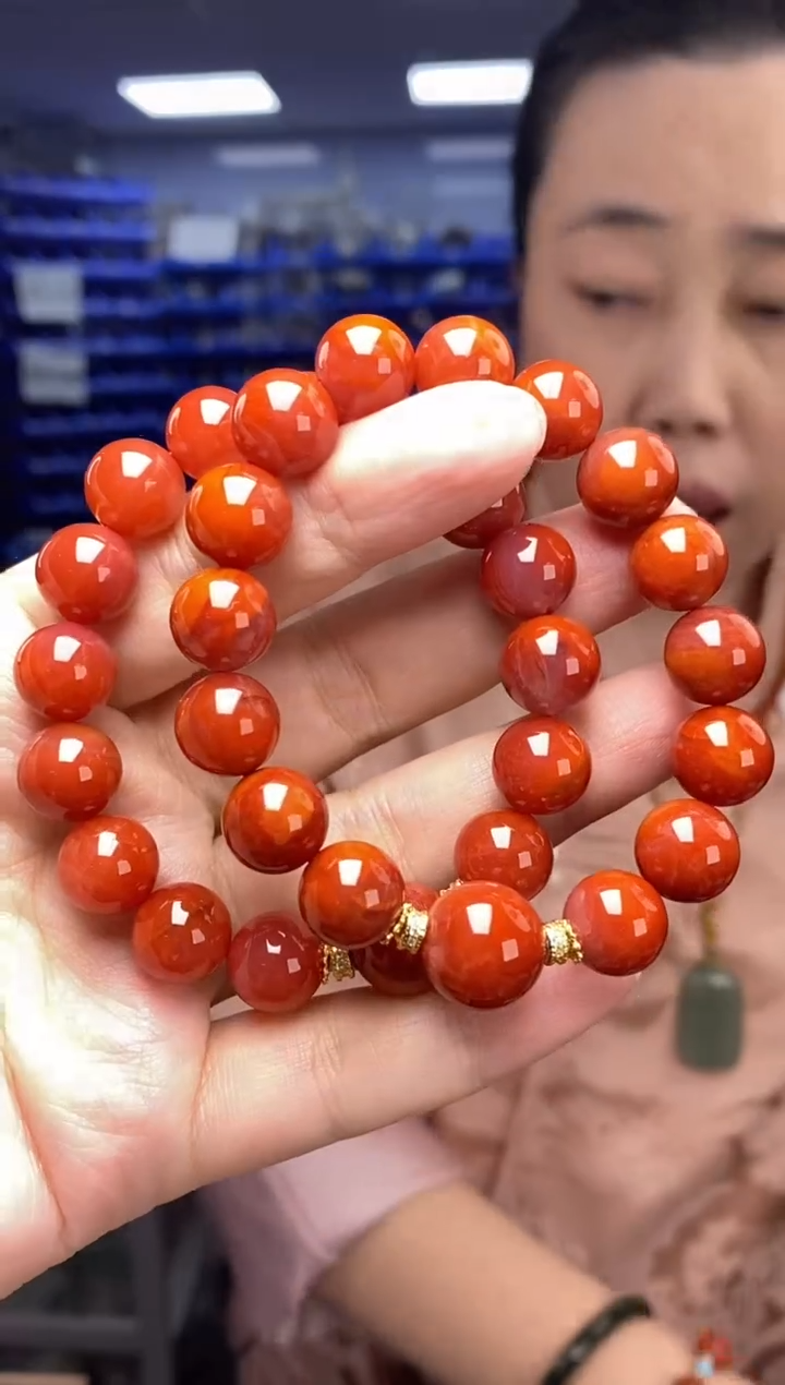 未镶嵌手链南红玛瑙多样性发货发其一 