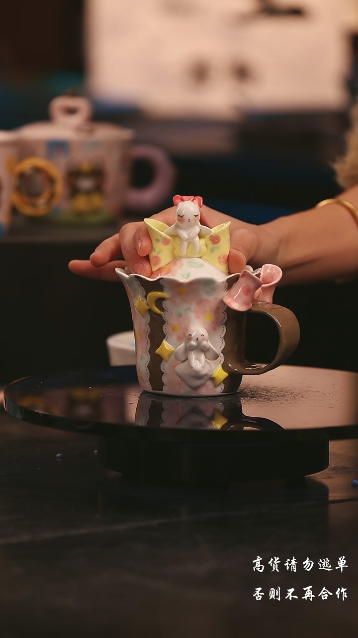 陶瓷景德镇可爱设计师款陶瓷 