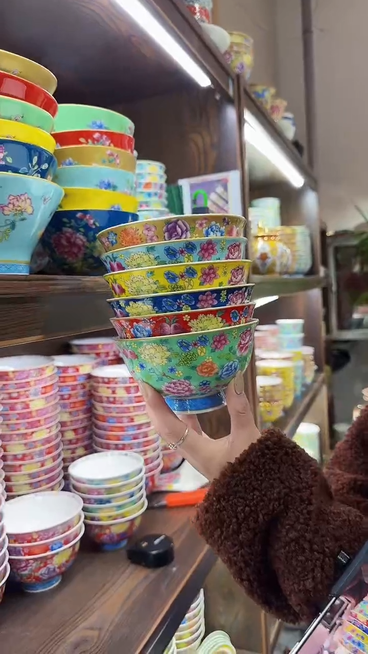 【闪购商品】瓷片5英寸饭碗6个景德镇餐具
