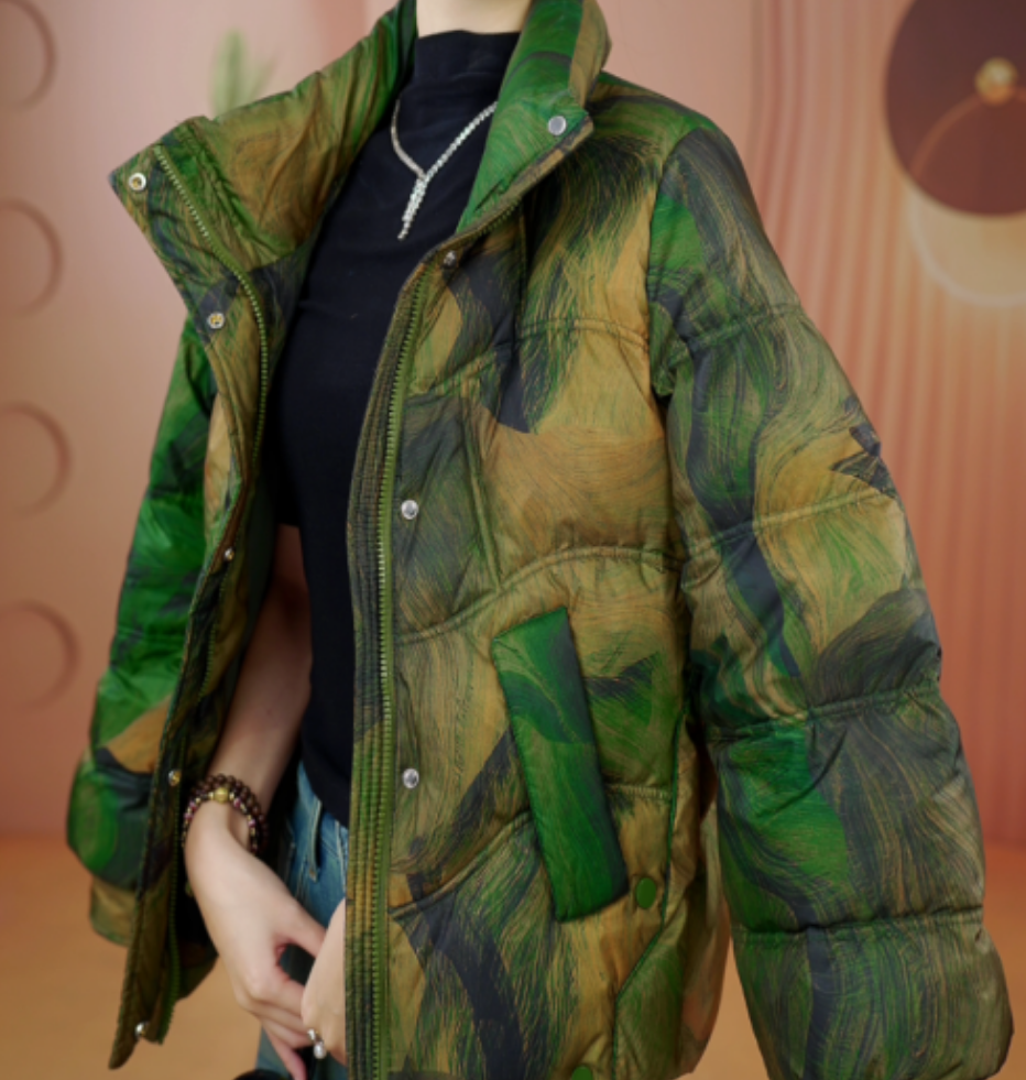 2025杭州原版正品保暖气质减龄修身羽绒服ZF-R057-ZJQSDZ