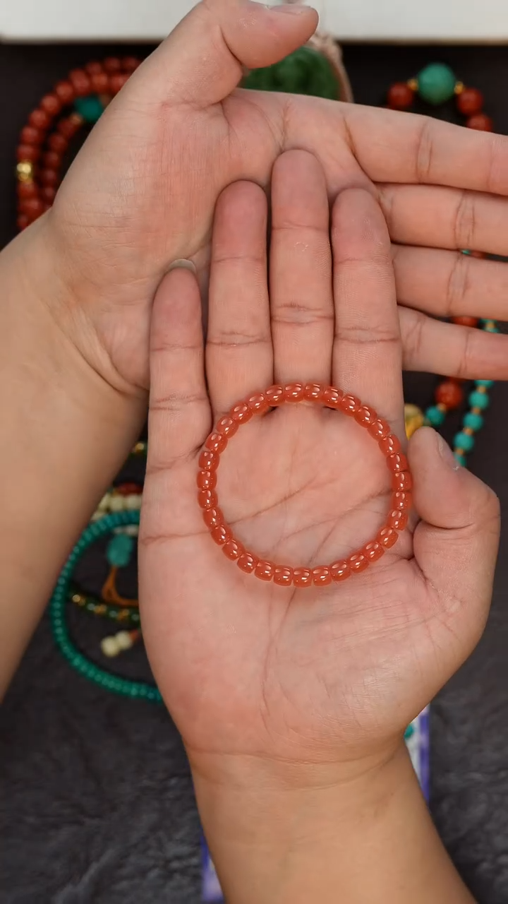 【闪购商品】玛瑙/玉髓手串未镶嵌玛瑙手串