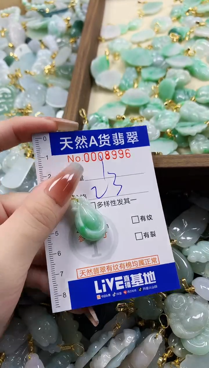 颈饰未镶嵌翡翠不*天然A货翡翠