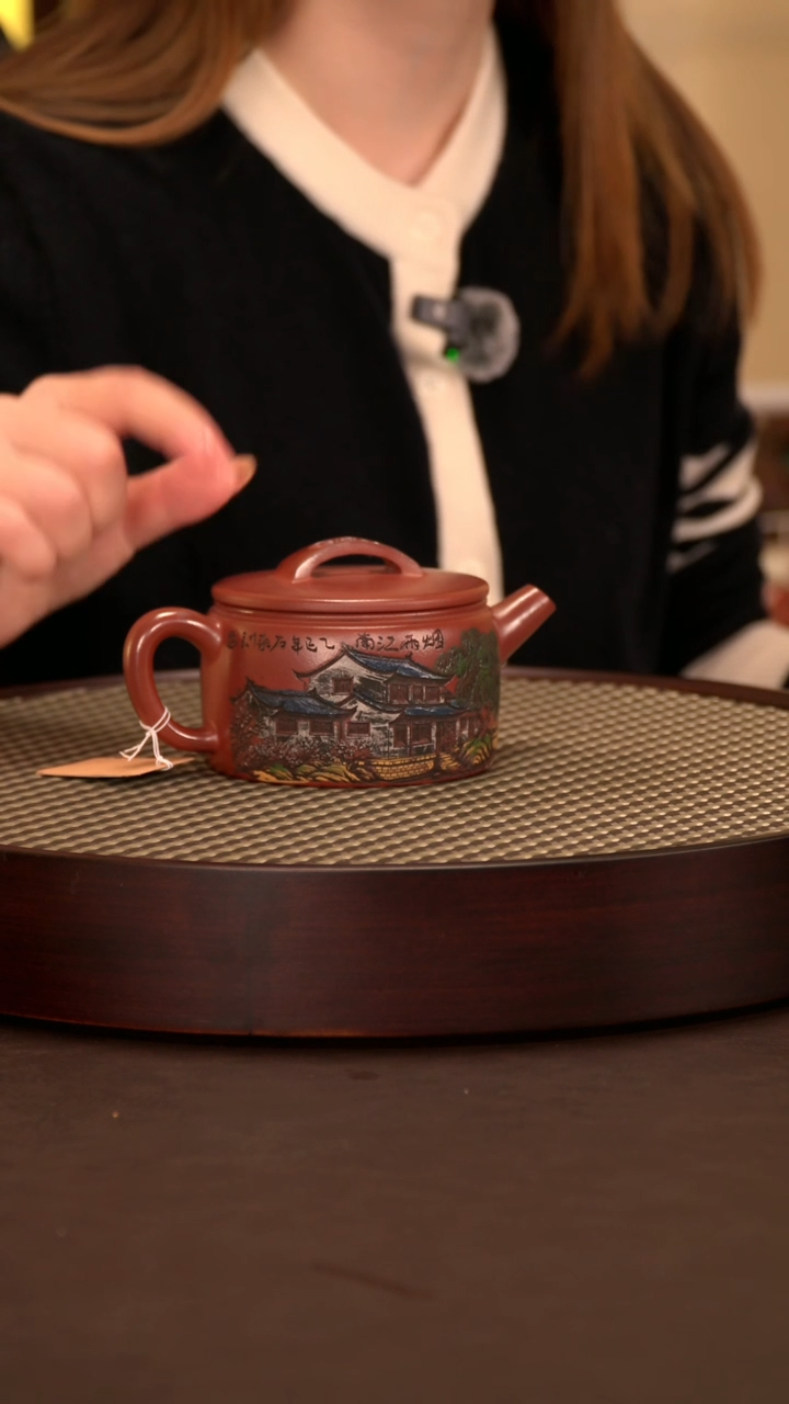 绿泥紫砂作品1221