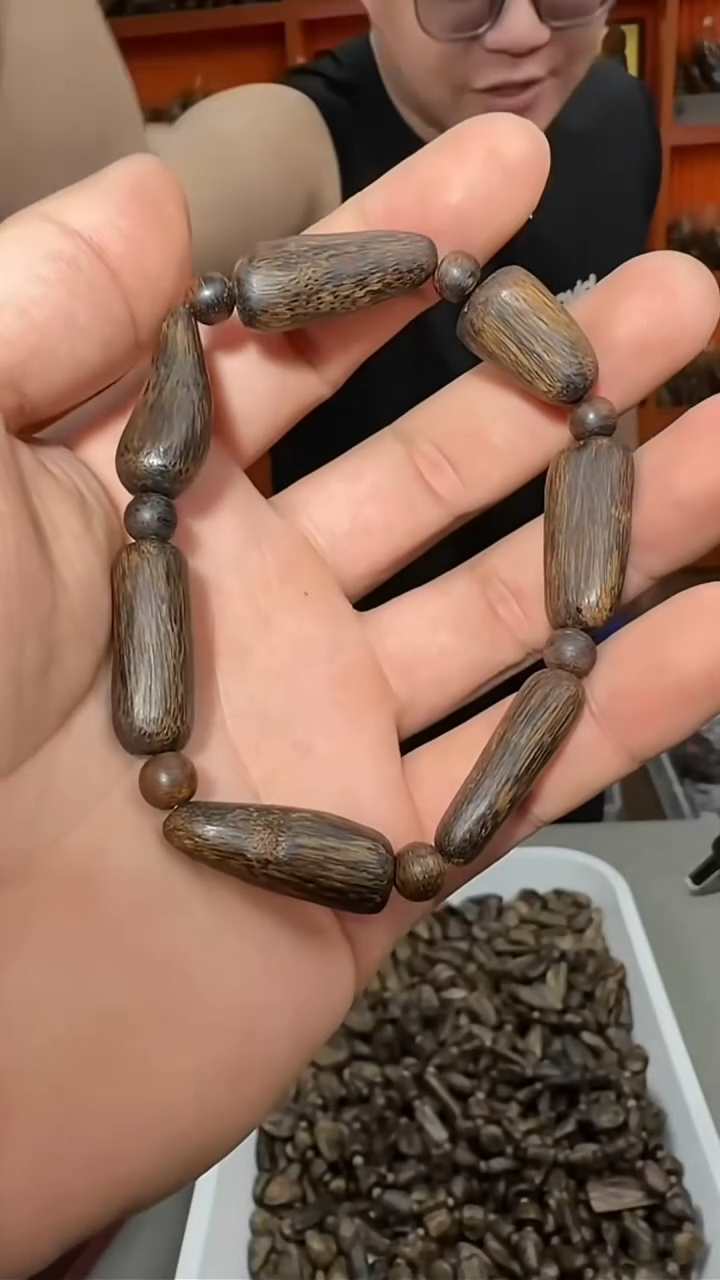 沉香手串50号沉水单圈多样性发一