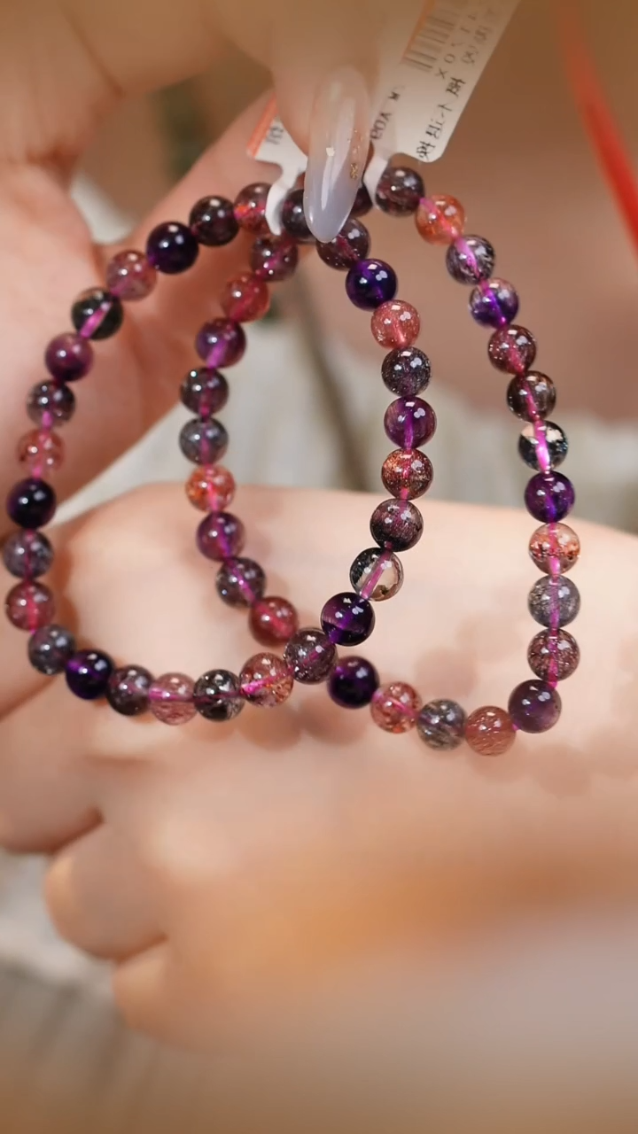 水晶手串未镶嵌超七手串6m+多样发一M54170X宋