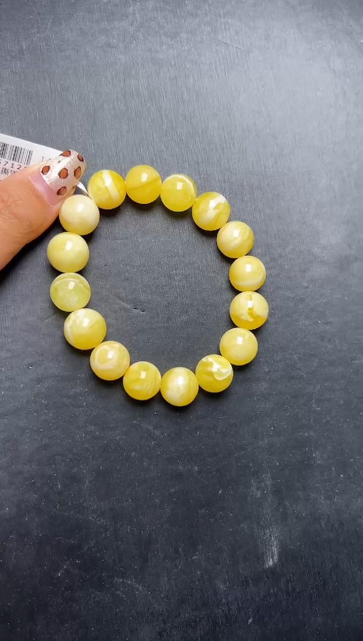 手串蜜蜡未镶嵌蜜蜡手串13mm+      JP57126 