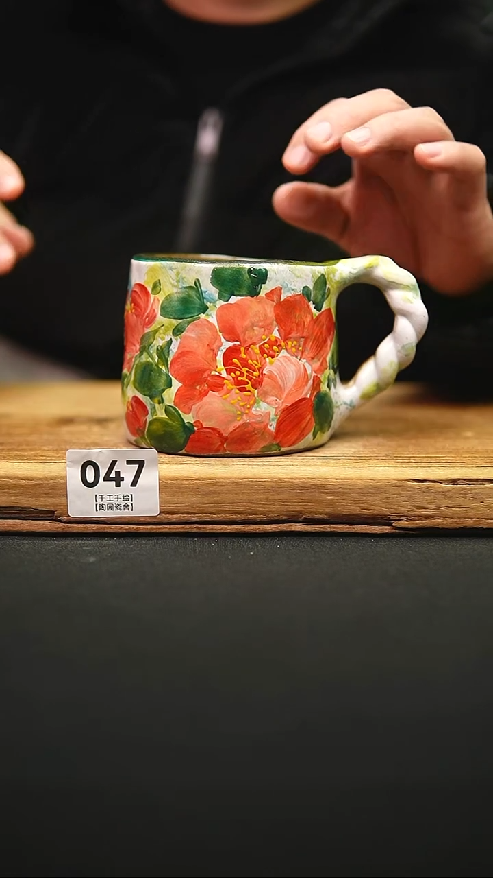 @@陶园瓷舍@@纯手工手绘@高温釉下彩