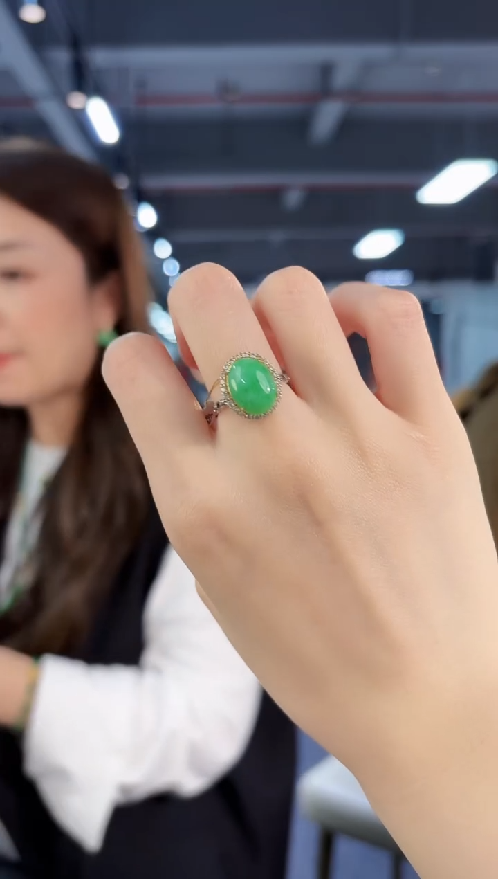 【闪购商品】翡翠戒指未镶嵌缅料A货/支持复检/一件