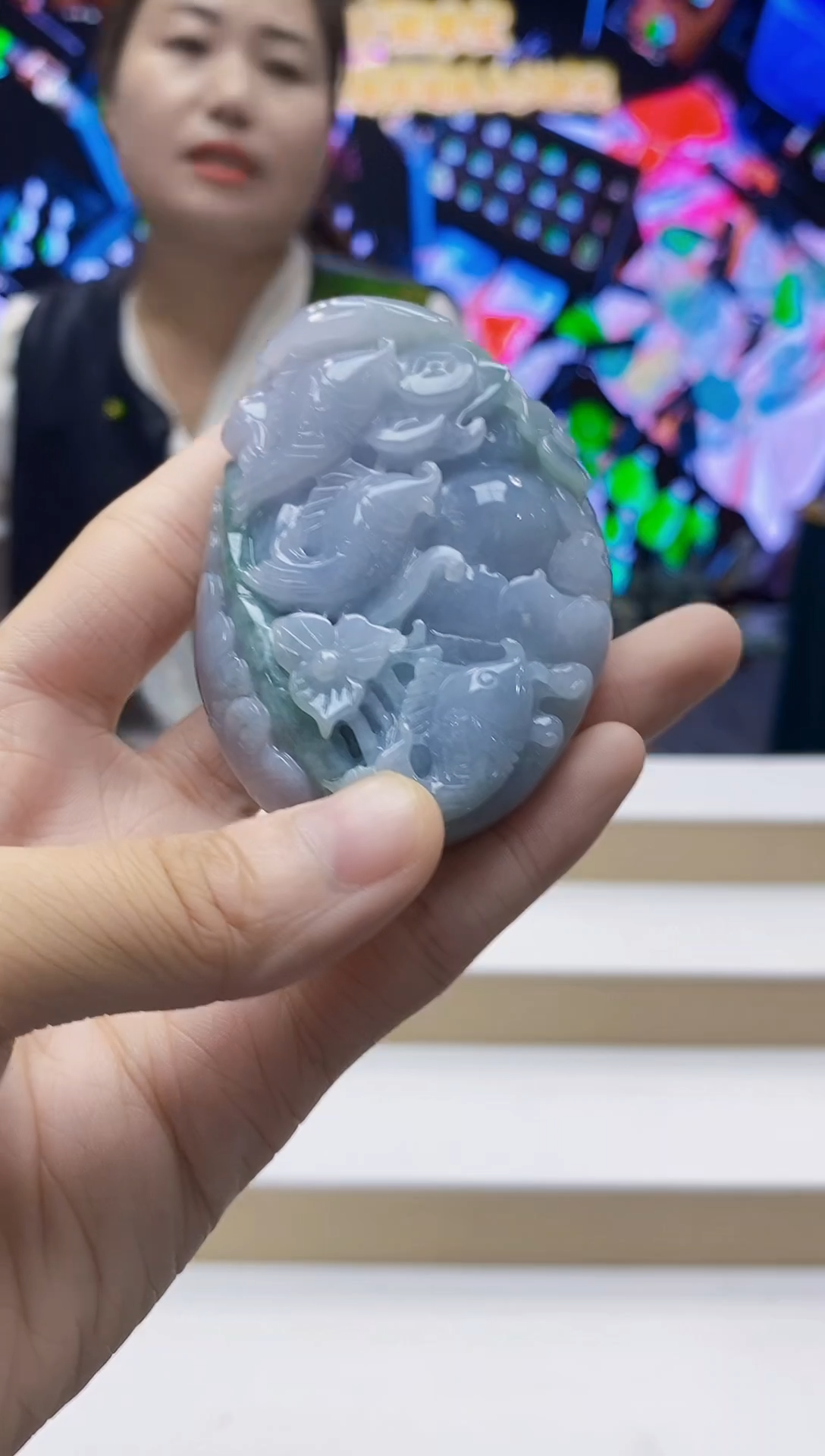 未镶嵌定制翡翠-毛货挂件28