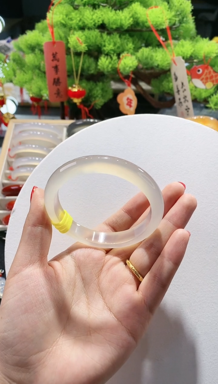 【闪购商品】玛瑙/玉髓手镯未镶嵌193-59.3