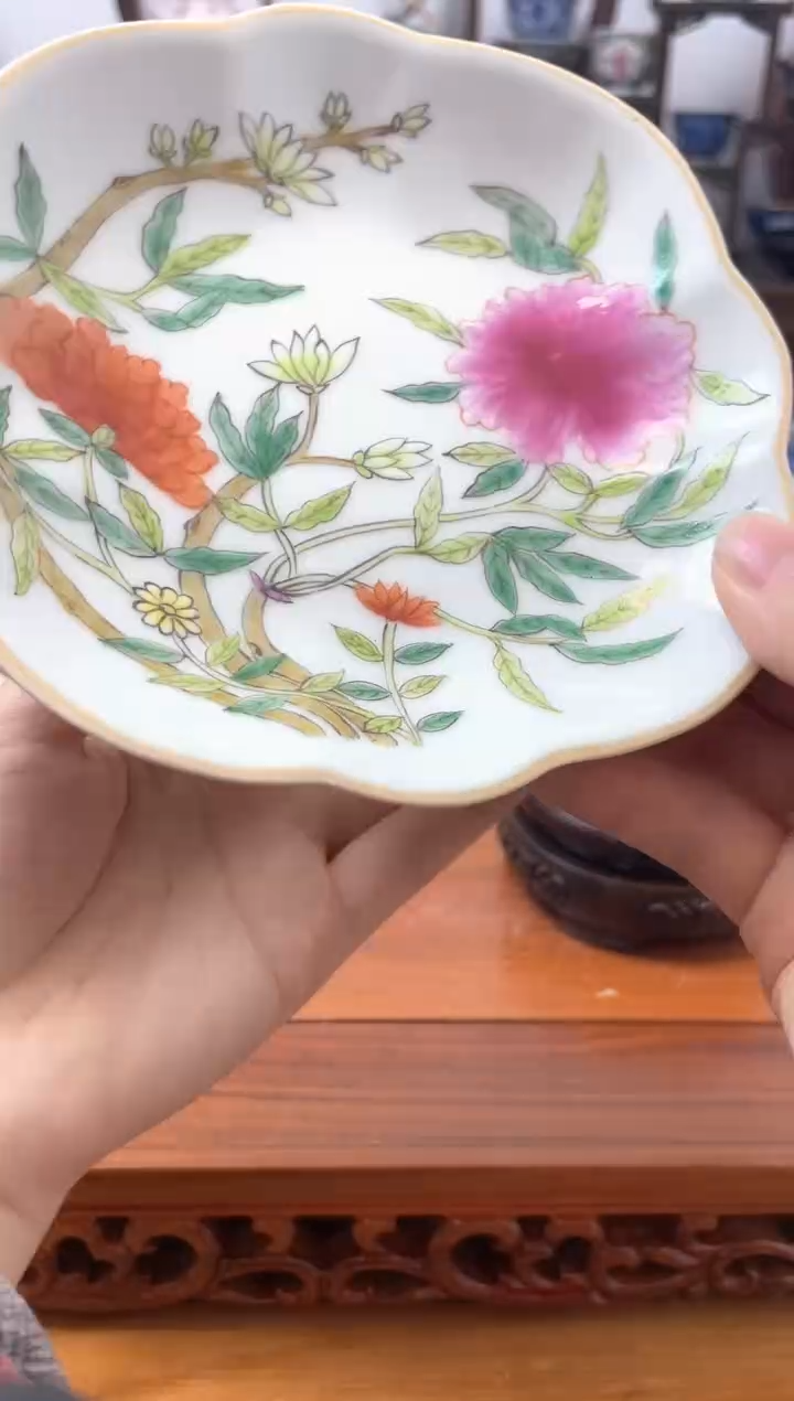 【闪购商品】景德镇陶瓷珐琅彩果盘
