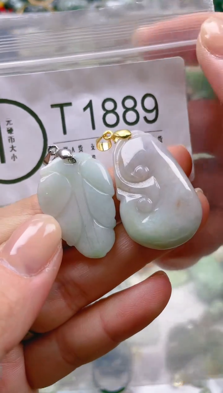 【闪购商品】翡翠颈饰未镶嵌/Y/翡翠A货一图一物