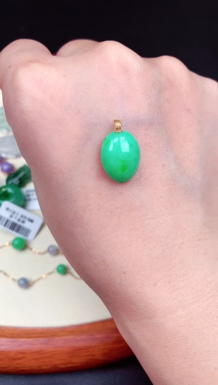 【闪购商品】翡翠吊坠(不含链)未镶嵌天然缅甸A货翡翠