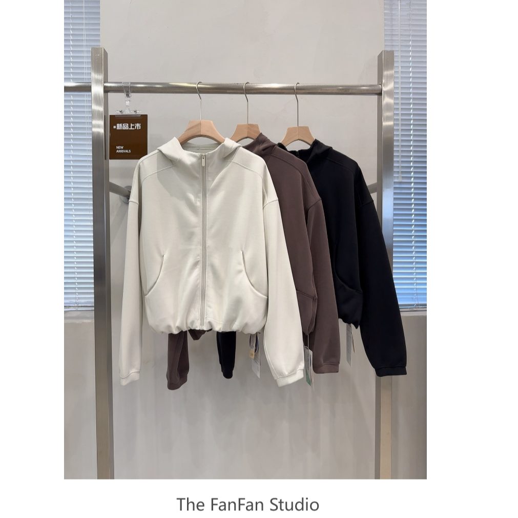FANFAN-“花苞”砂洗连帽外套
