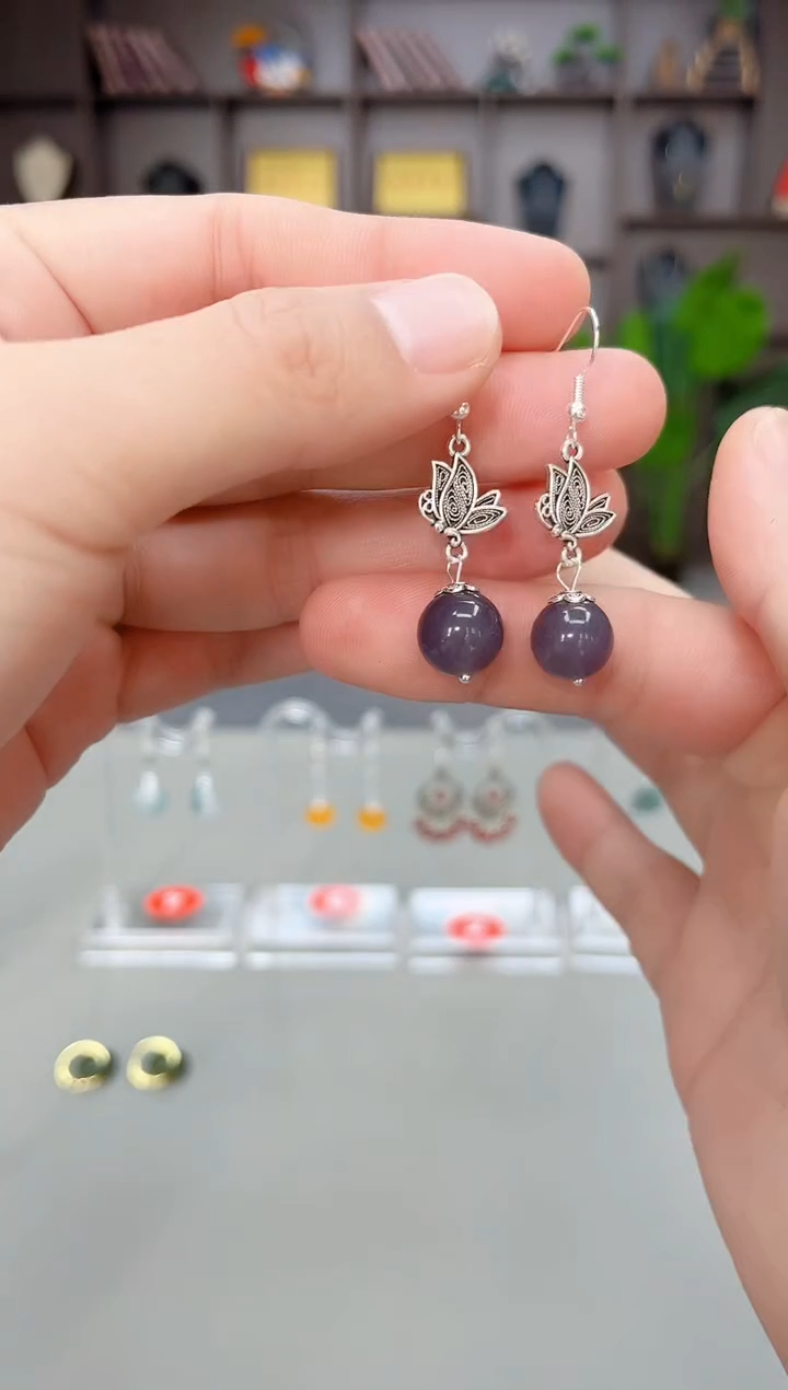 未镶嵌耳饰玛瑙/玉髓231000