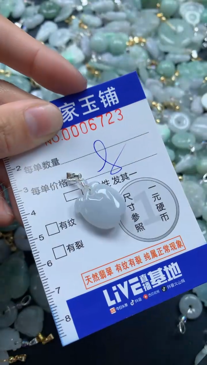 颈饰未镶嵌翡翠6723