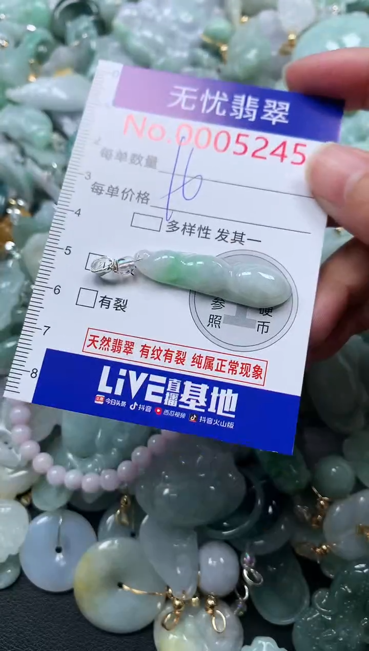 颈饰未镶嵌翡翠5245
