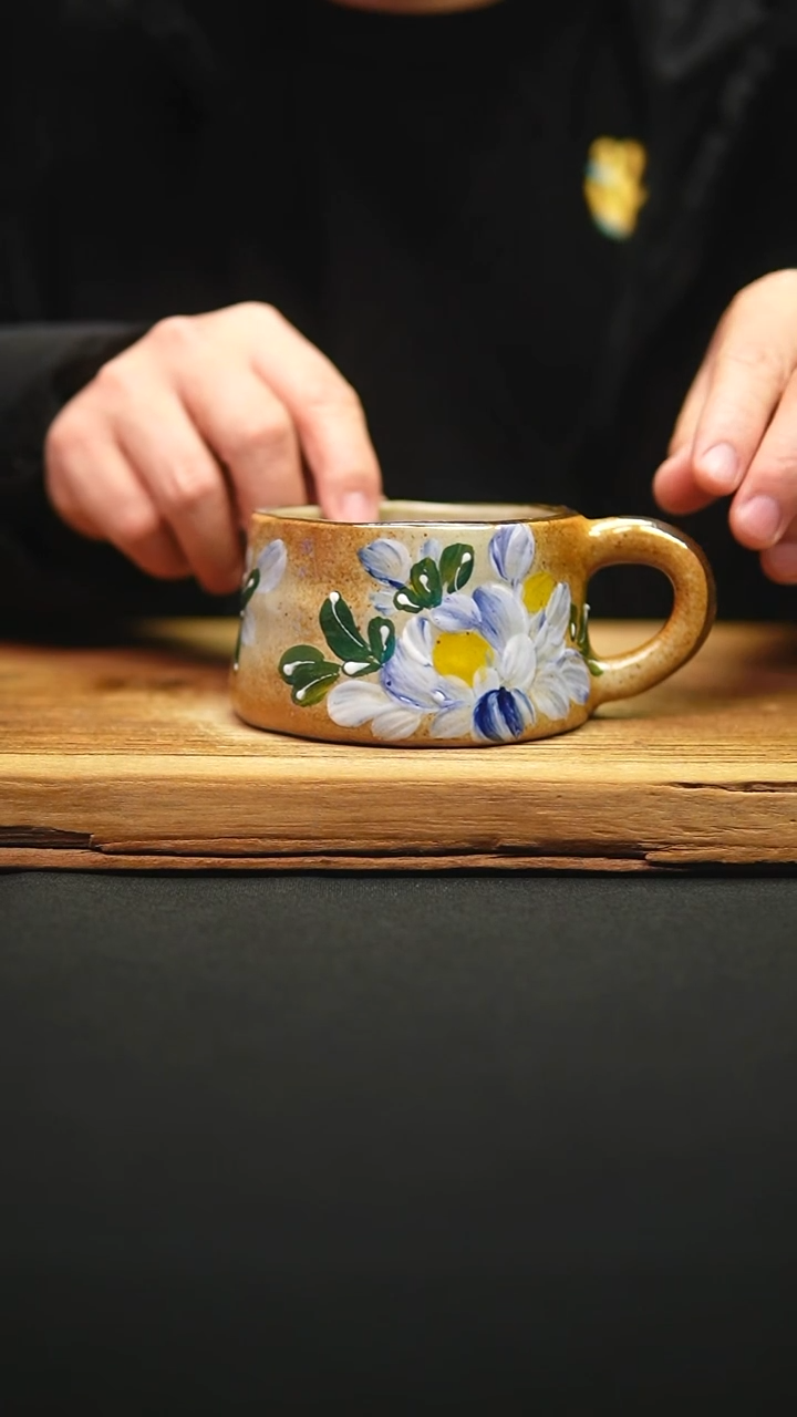 @@陶园瓷舍@@纯手工手绘@高温釉下彩