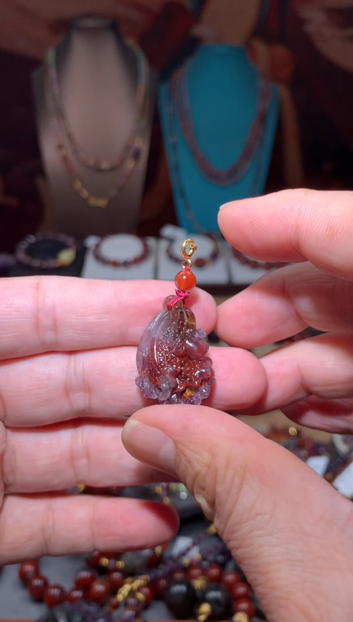 未镶嵌珠宝半成品水晶极光大白菜，多样性