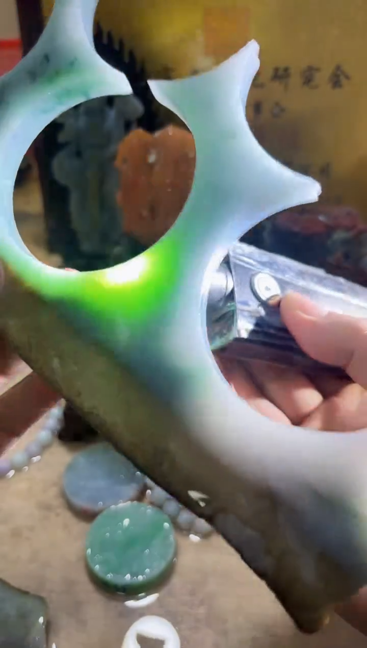 未镶嵌挂件翡翠A货常星8115