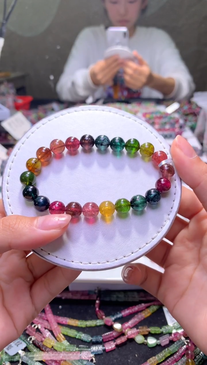 未镶嵌手串碧玺A79【天然碧玺】