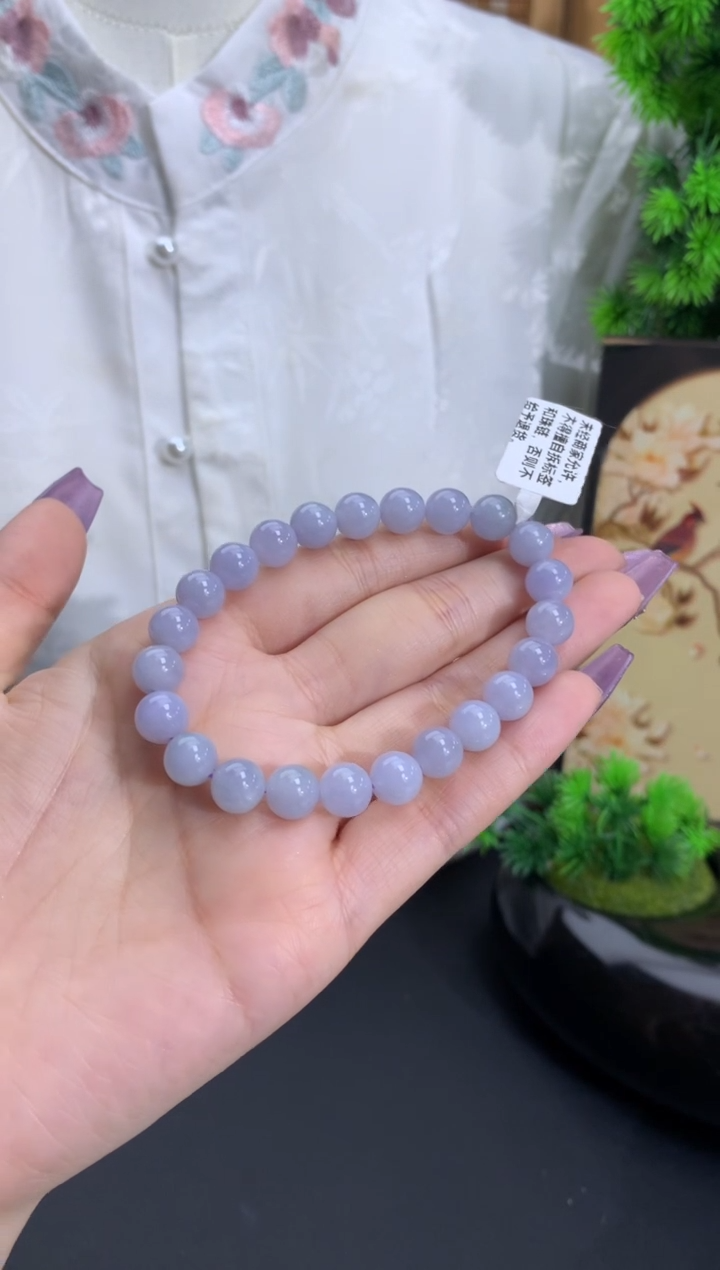 【闪购商品】翡翠手链未镶嵌卡8.2mm