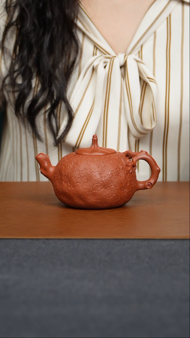 茶壶朱泥供春壶原矿零添加黄龙山朱泥200毫升