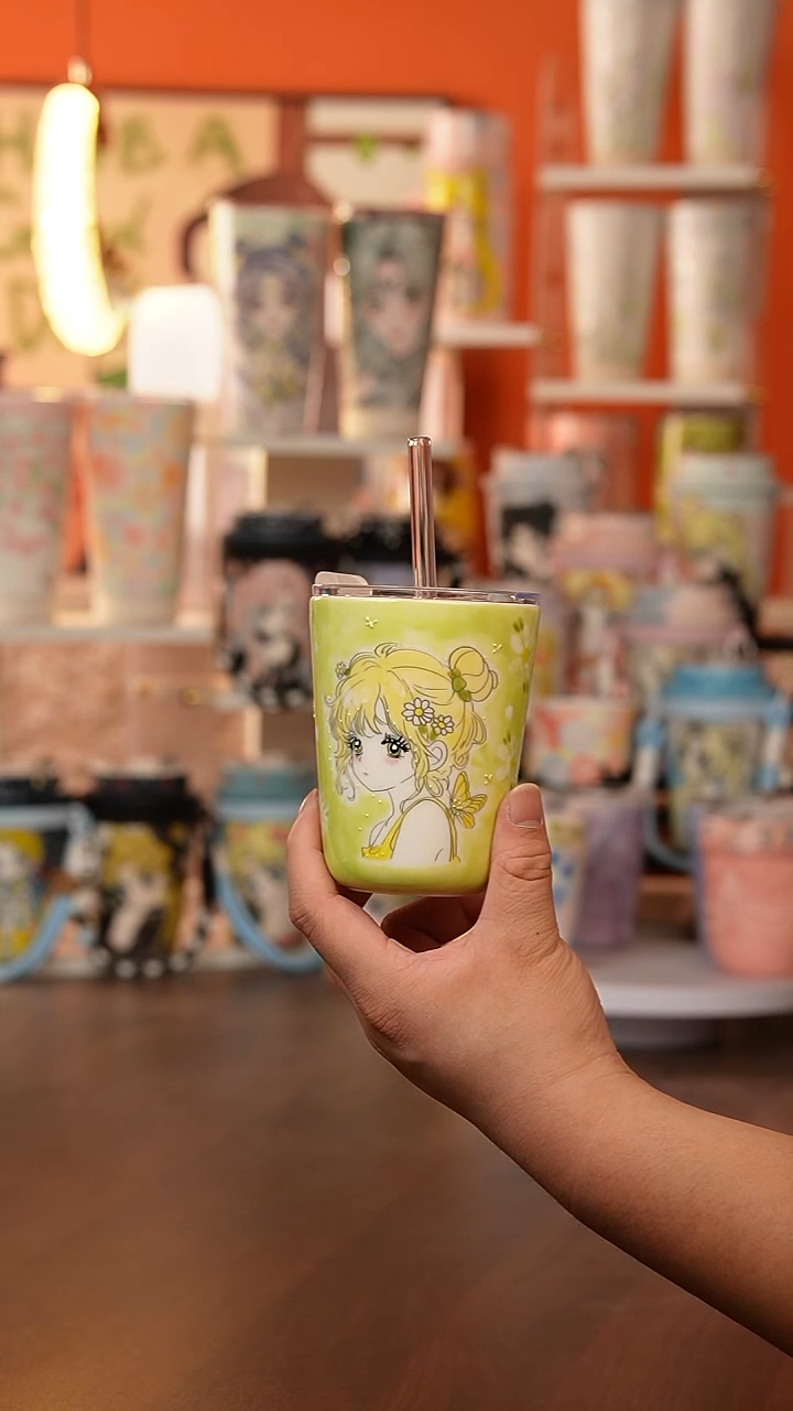 (玉泥）景德镇手工手绘文创陶瓷杯