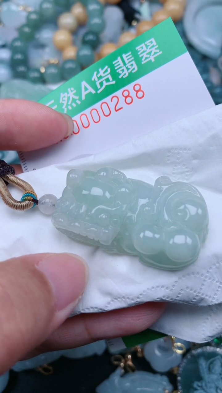 翡翠未镶嵌颈饰.0000288